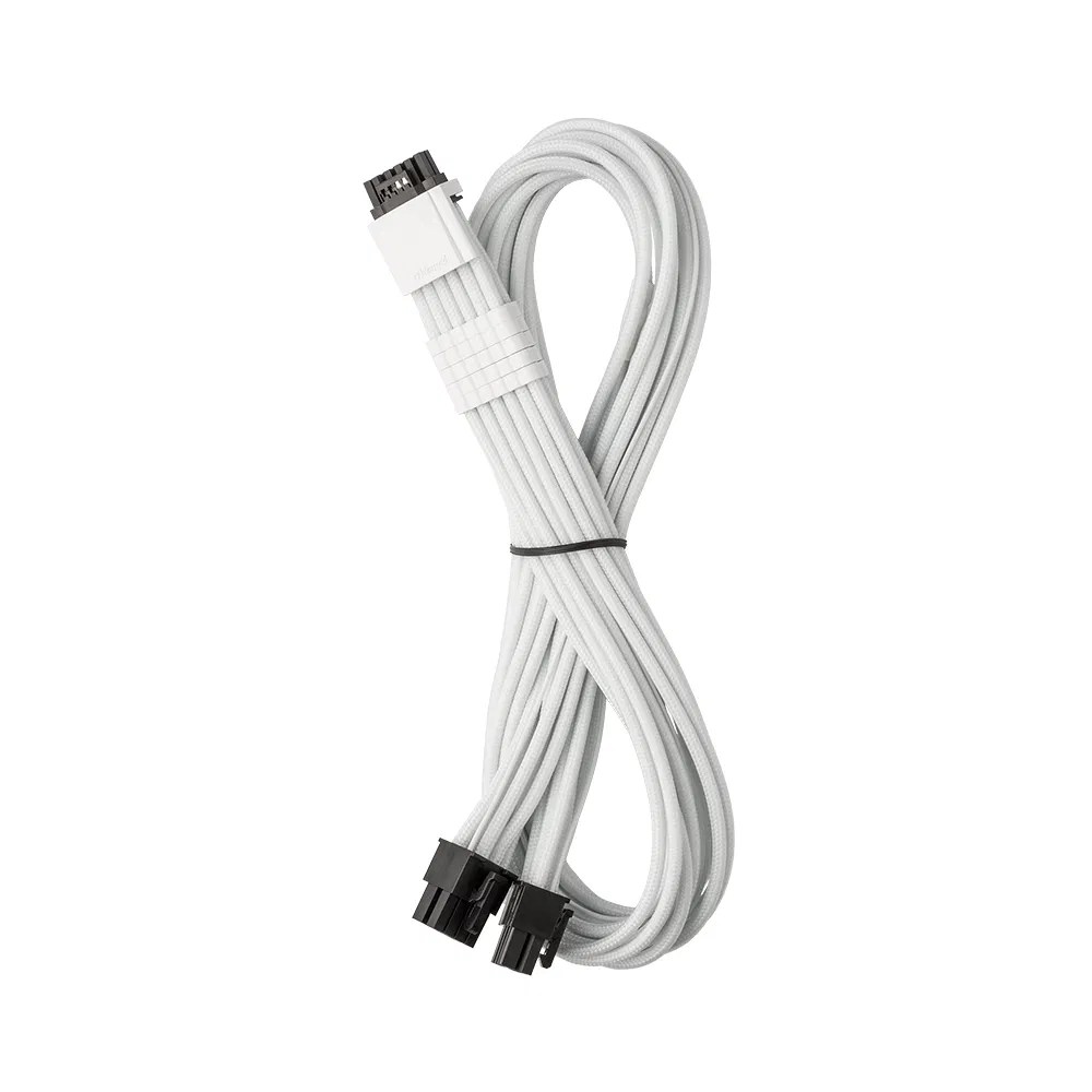 CableMod ESeries Pro ModFlex Sleeved 12VHPWR PCIe Cable for EVGA G / G+ / P / P+ / T (White