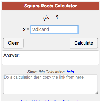 Square Root Calculator