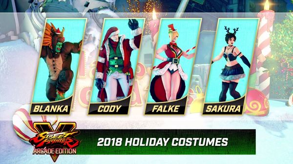 Sfv 2023 Holiday Costumes Capcom-Unity Mobile