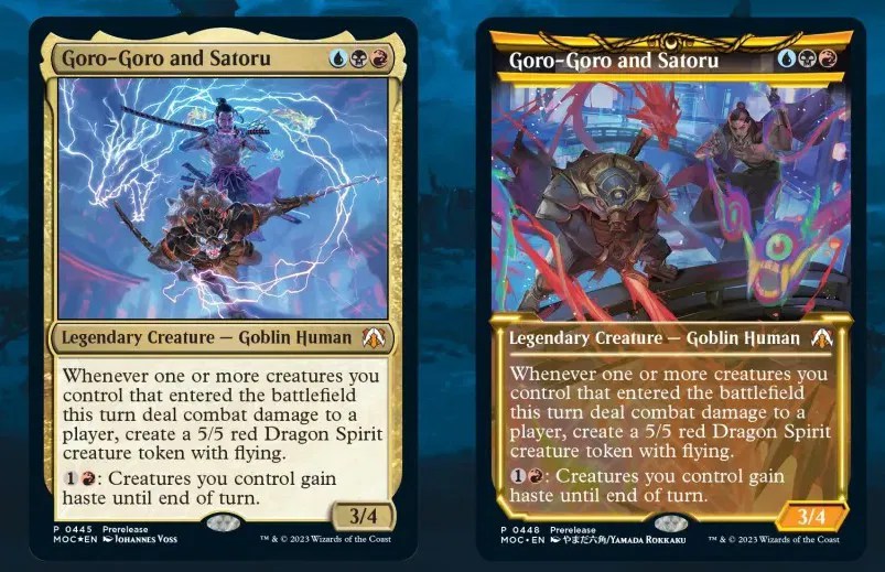 March of the Machine Multiverse Legends, TeamUp cards, Battle cards