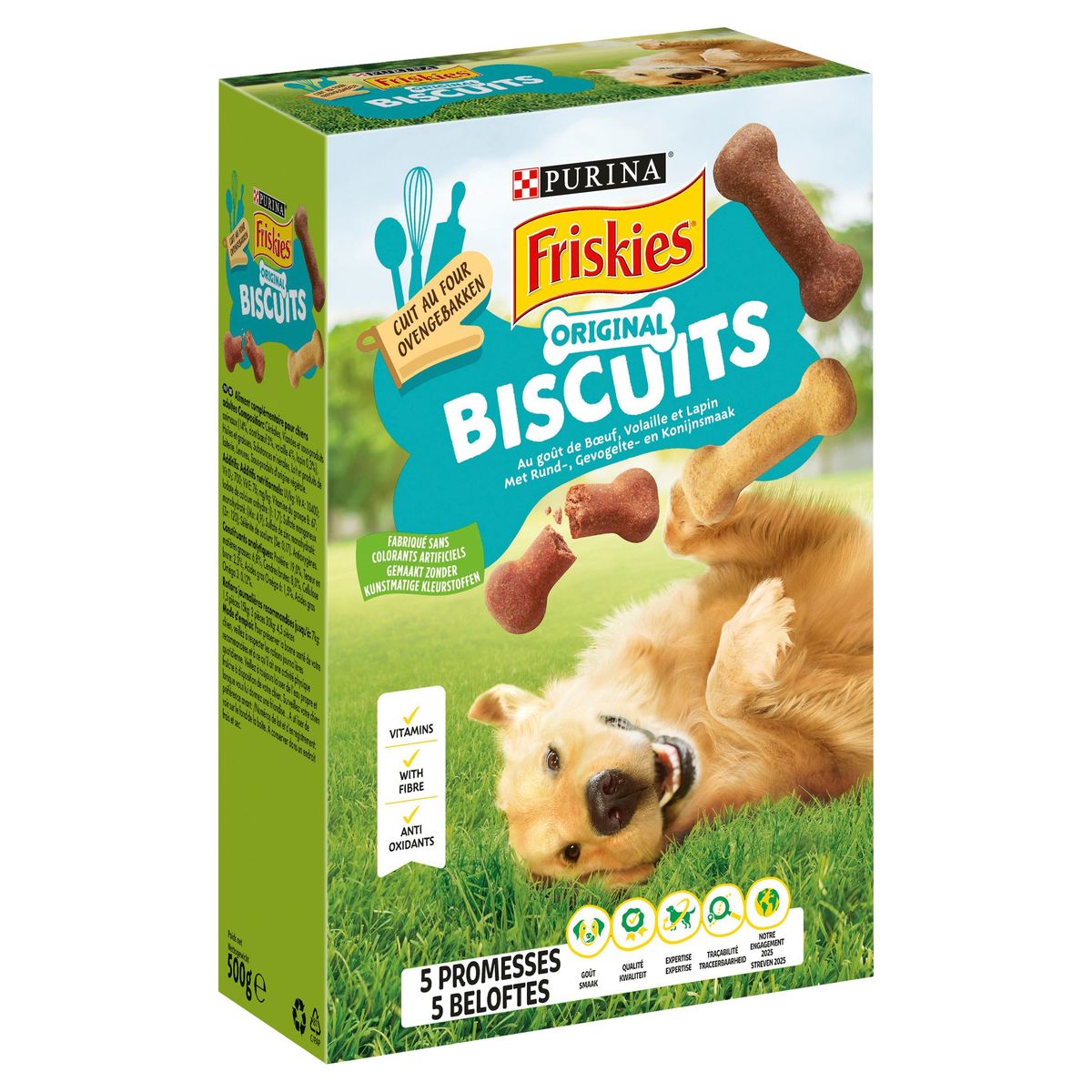 Friskies Hondensnacks Biscuits Original 500g Carrefour Site