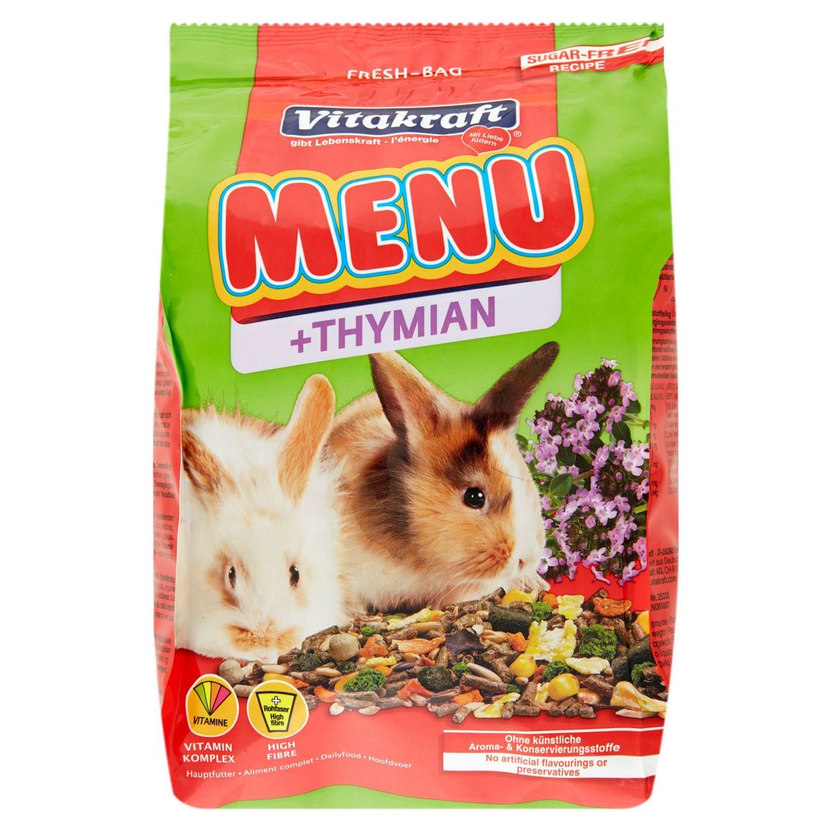 Vitakraft Menu + Thymian aliment complet pour lapins nains