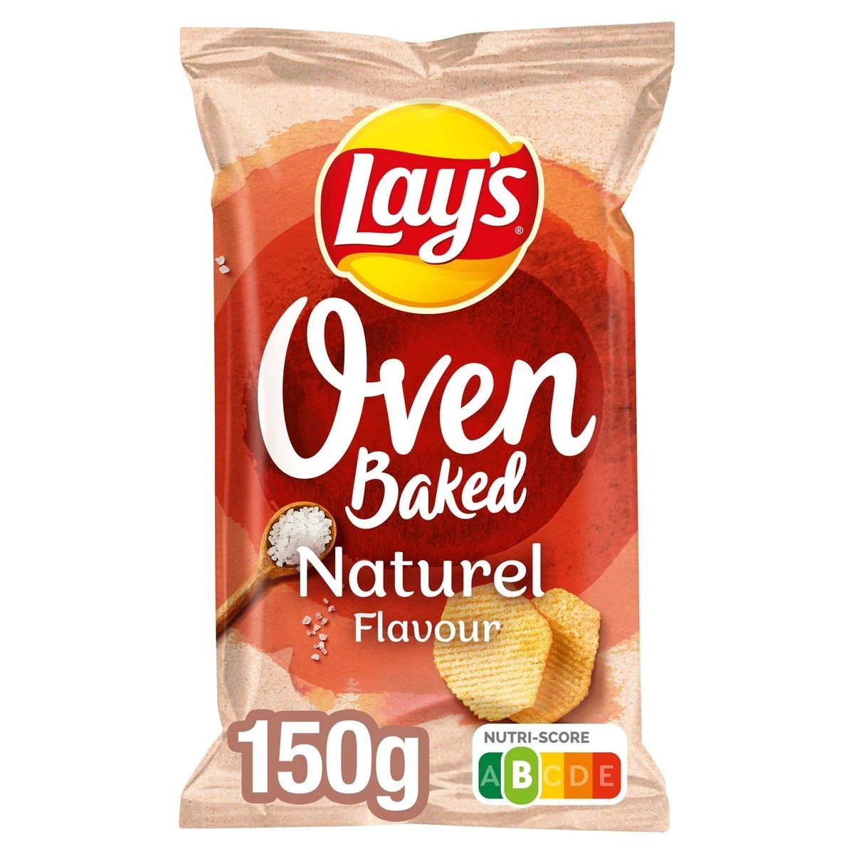 Lay's Oven Baked Naturel Zout Chips 150 gr Carrefour Site