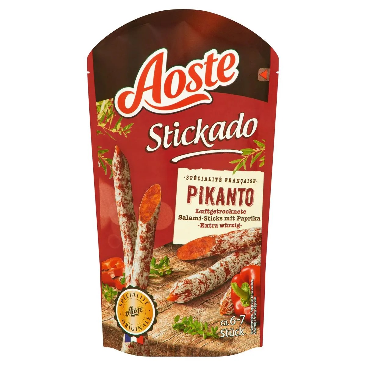 Stickado Pikanto Salami Sticks Paprika 70 g Carrefour België