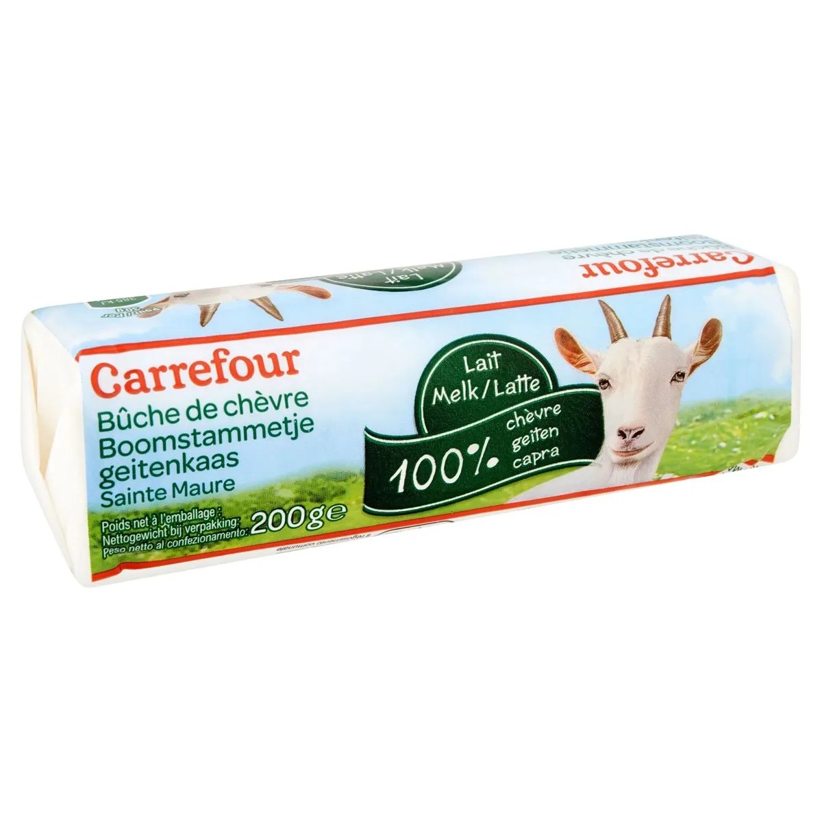 Boomstammetje Geitenkaas Sainte Maure 200 g Carrefour België