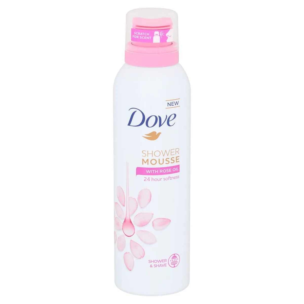 Shower Mousse Rose Oil 200 ml Carrefour België