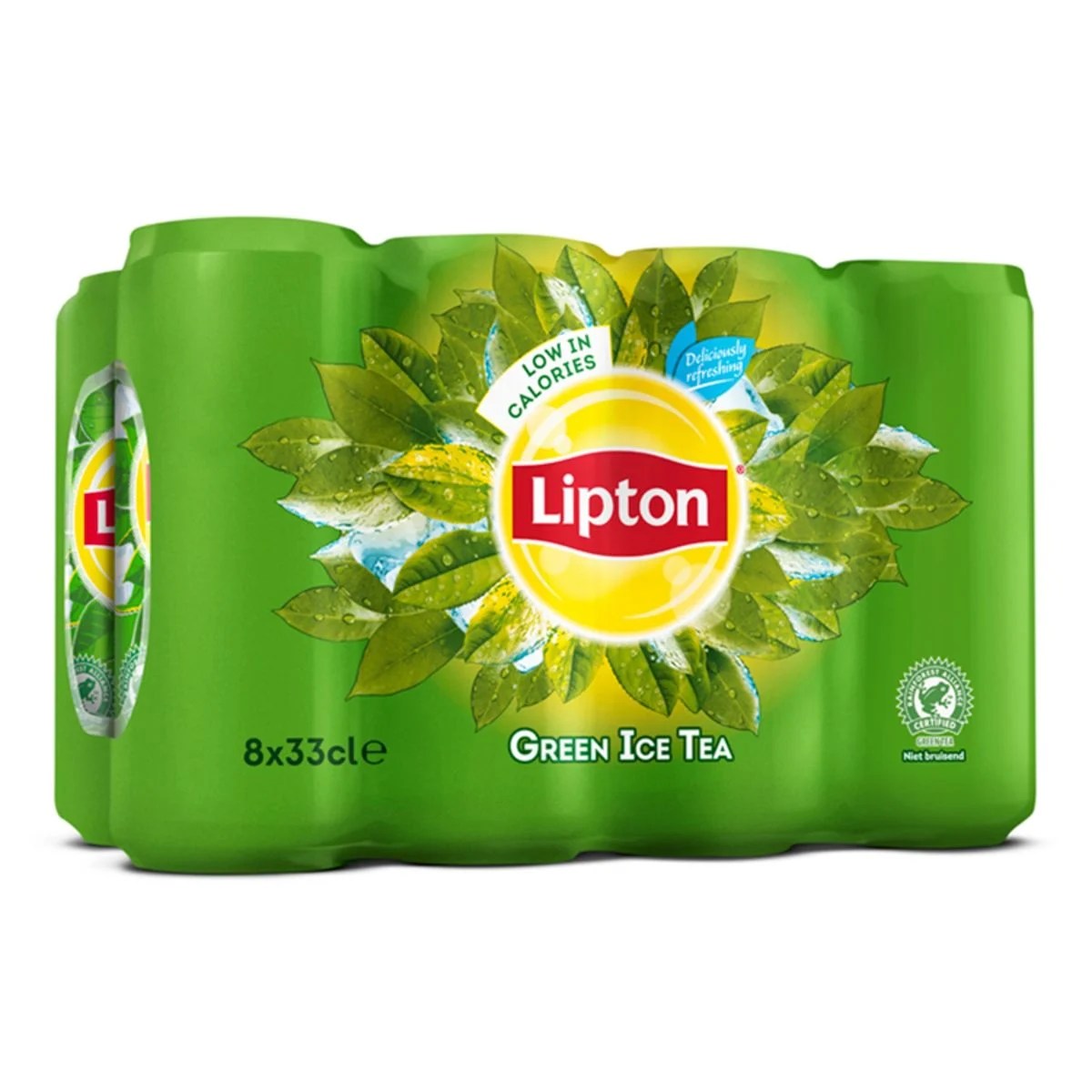 Lipton Ice Tea Ijsthee Green laag in suiker 8 x 33 cl Carrefour Site