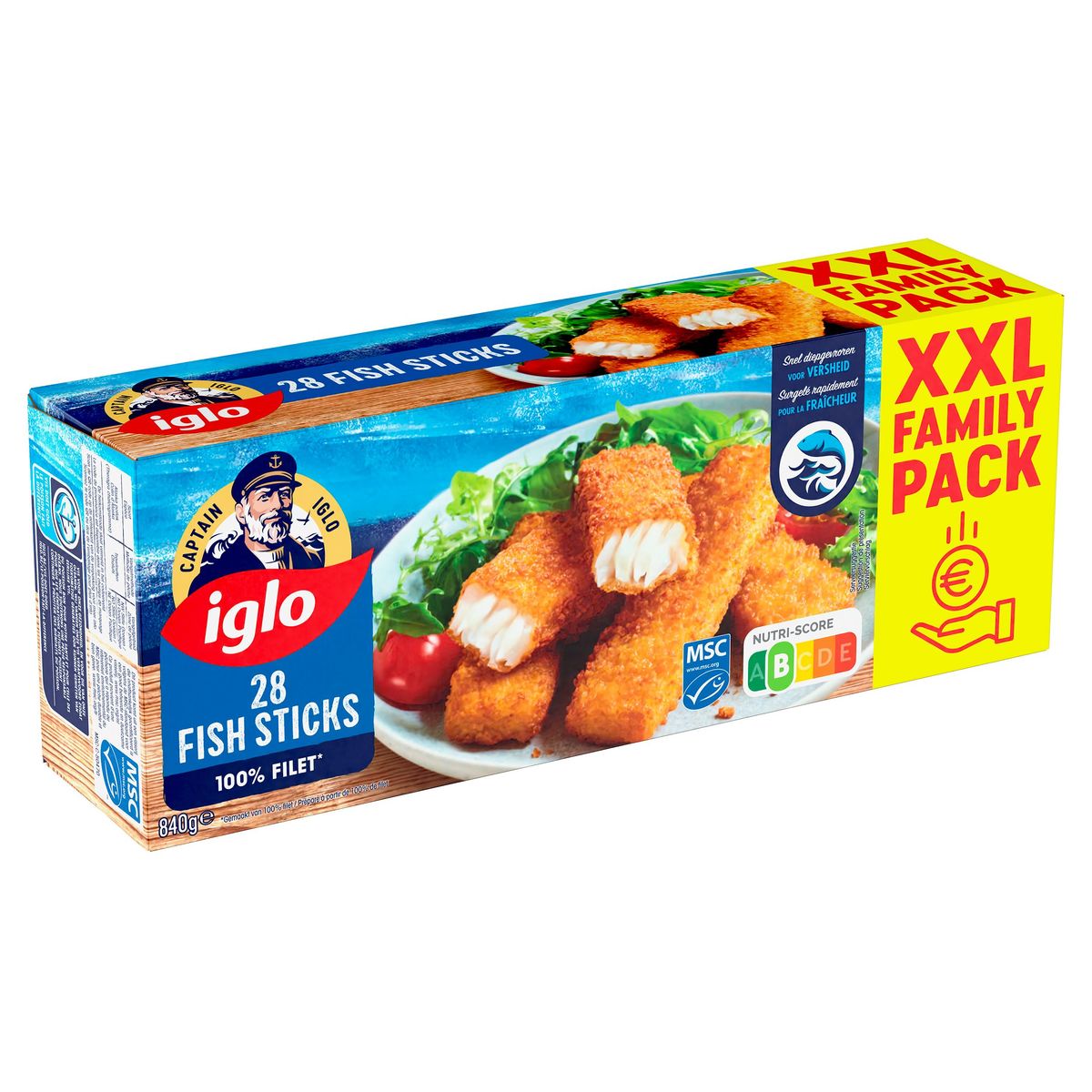 Captain Iglo Fish Sticks 28 Stuks Family Pack 840g Carrefour Site