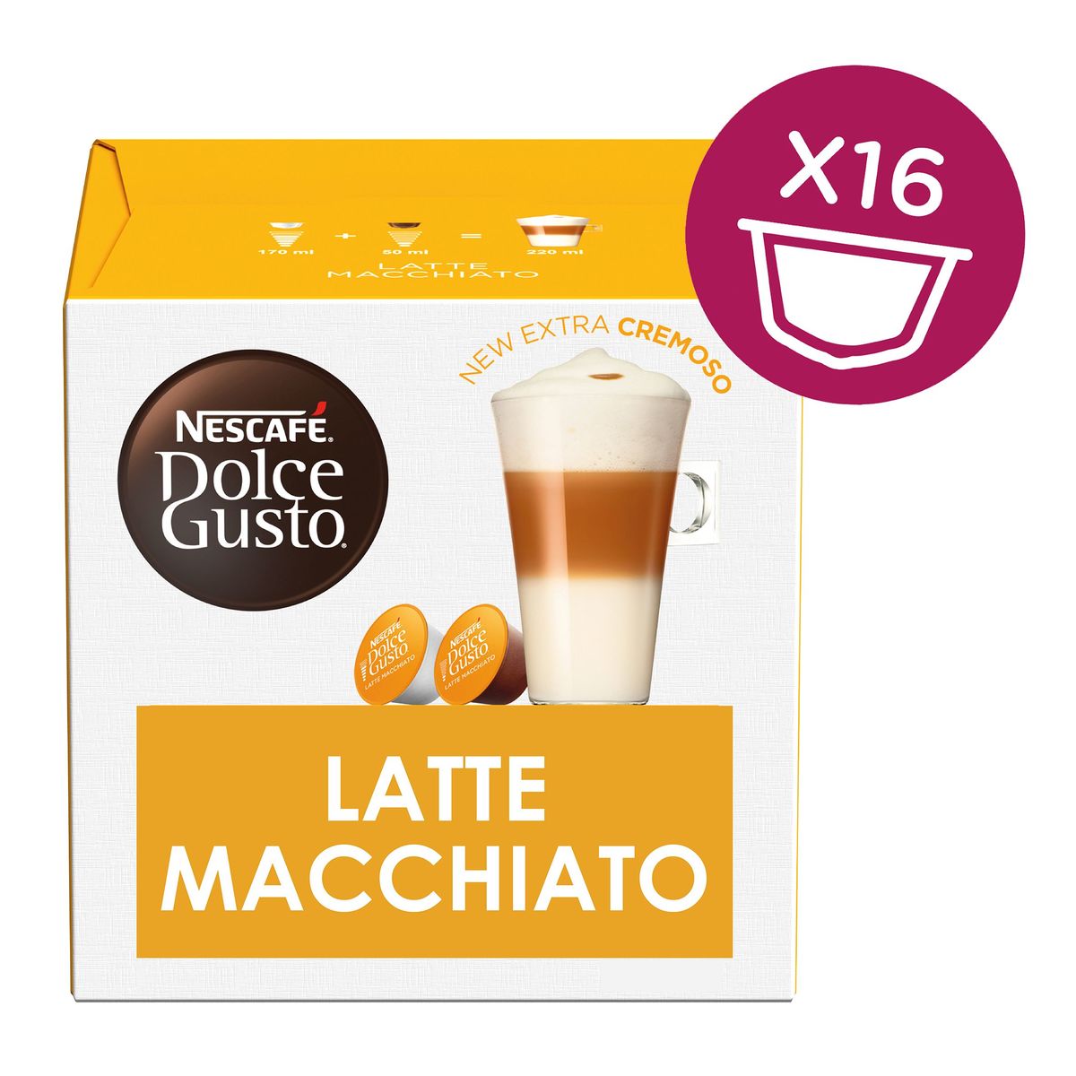 Nescafé Dolce Gusto Latte Macchiato 16 capsules Carrefour Site