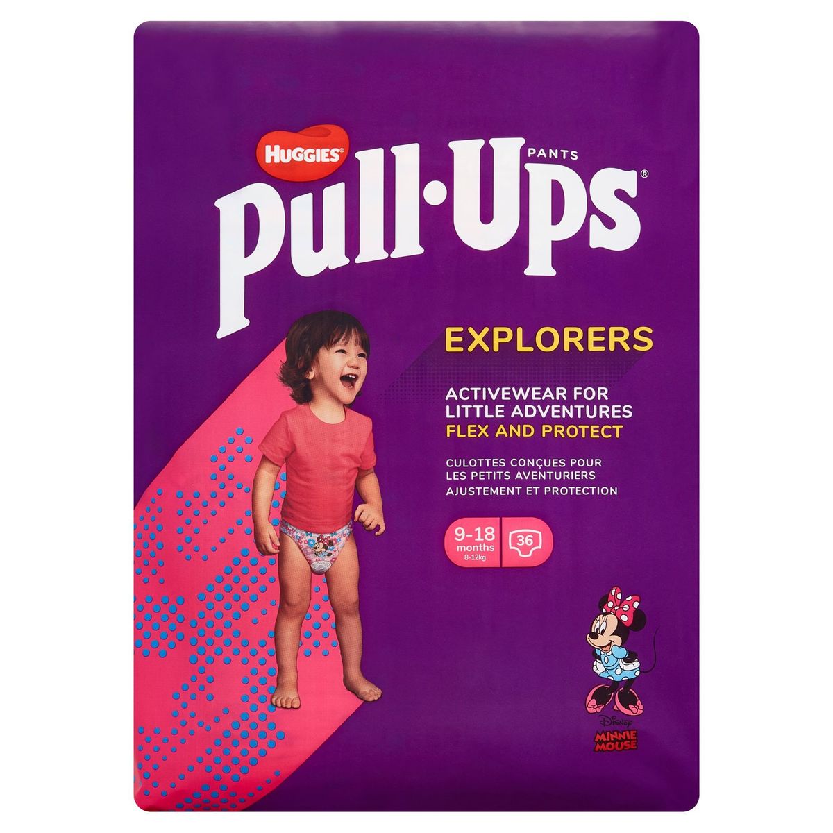 Huggies PullUps Pants Explorers Girl 918 Months 812 kg 36 Stuks