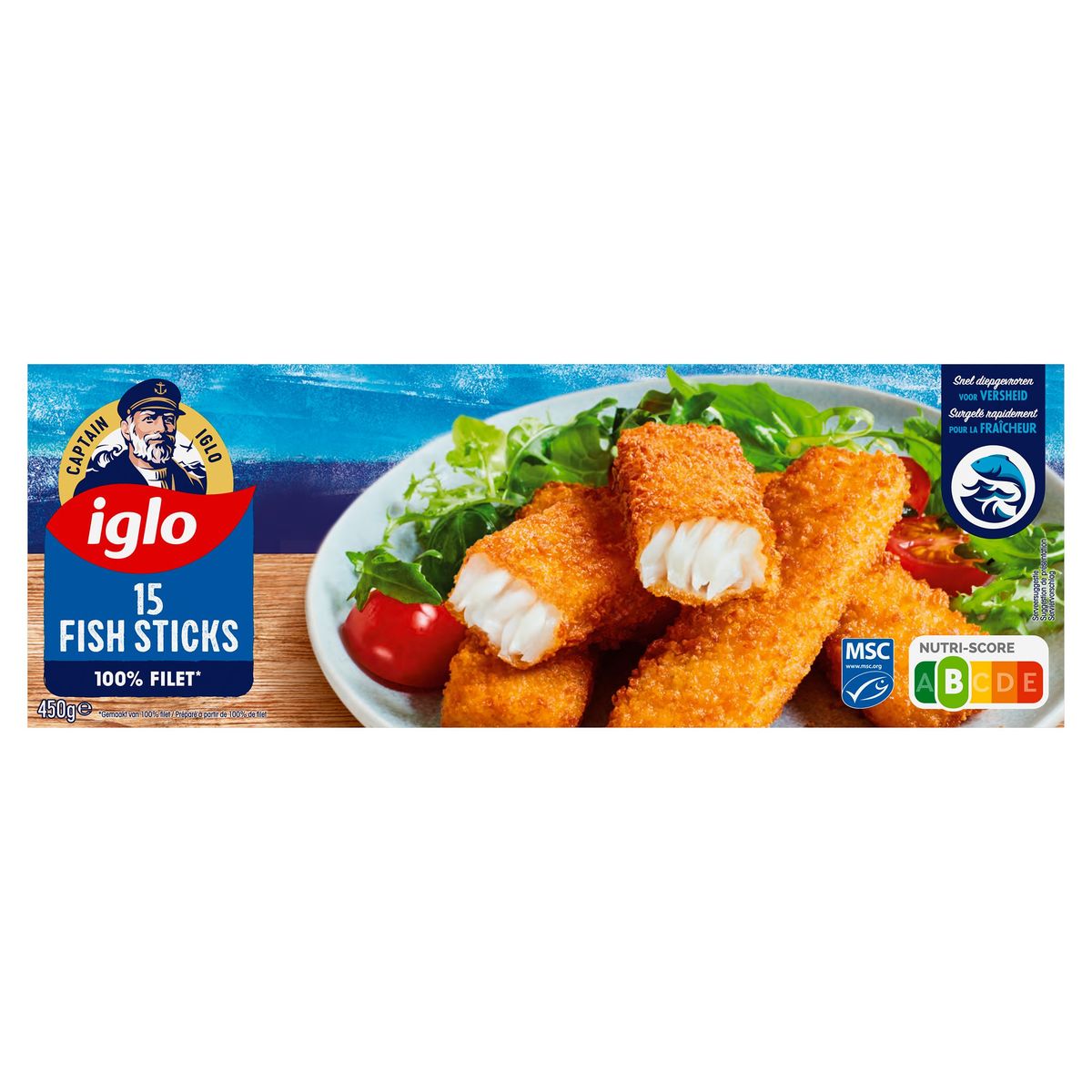 Captain Iglo Fish Sticks x15 Pièces 450g Carrefour Site