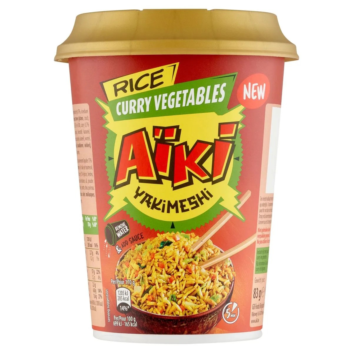 Rice Curry Vegetables Yakimeshi 83 g Carrefour Belgique