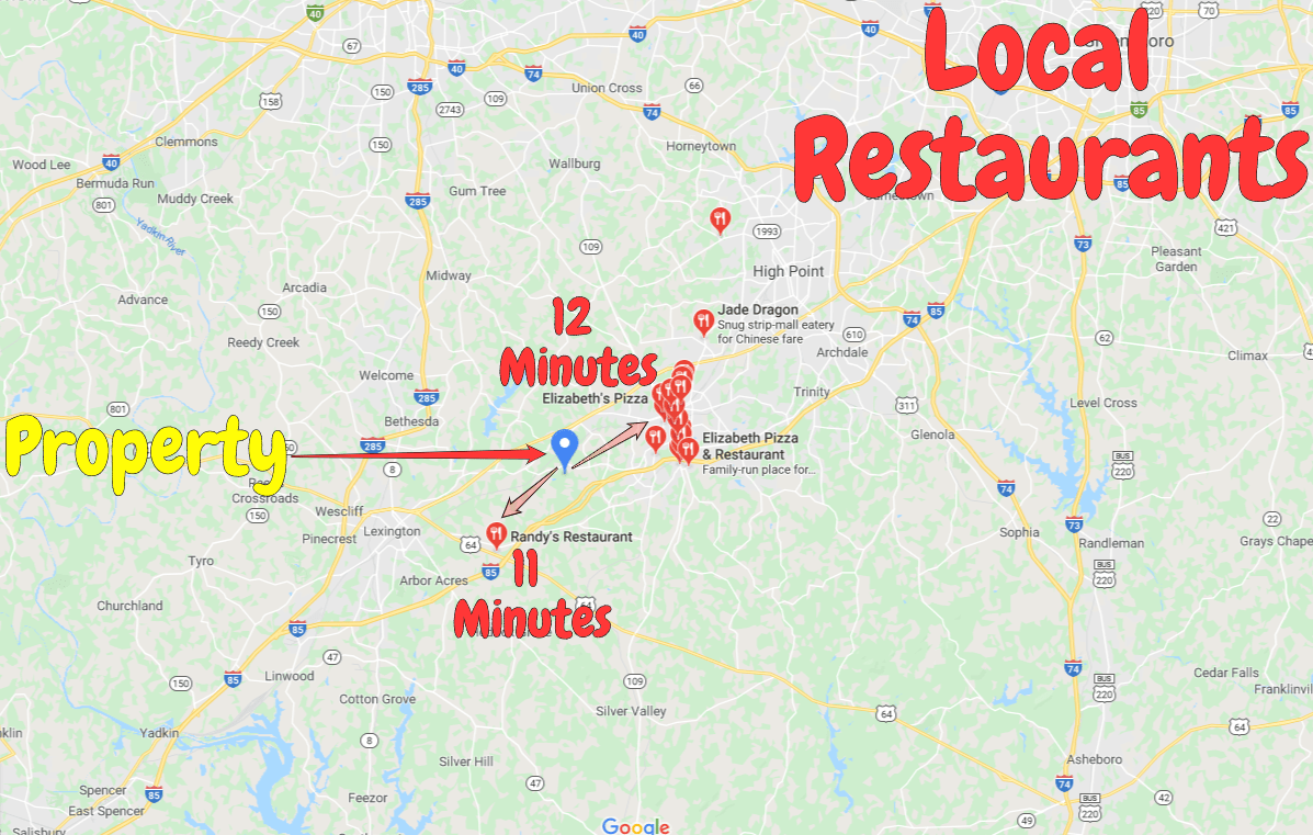 2 Lots 1.21 Acres Total at 29 of Market Value Thomasville, NC