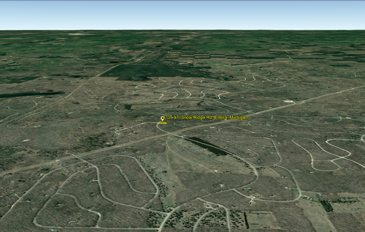 Lot 97 Snowridge Trail. Elmira, MI Michigan Land For Sale By Owner Vacant Land for Sale By Owner