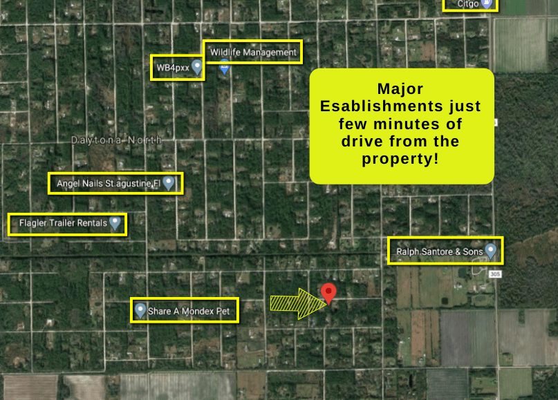 1.14 acres Flagler County, FL Mobile Homes OK The Lot Source