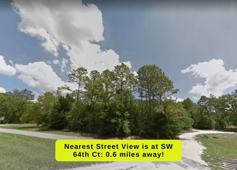 1.25 acres in Marion County, FL Mobile Homes and animals OK The Lot