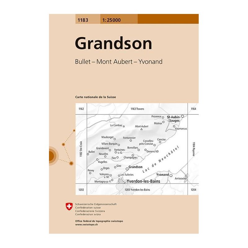 Grandson Suisse Carte CARTE GRANDSON
