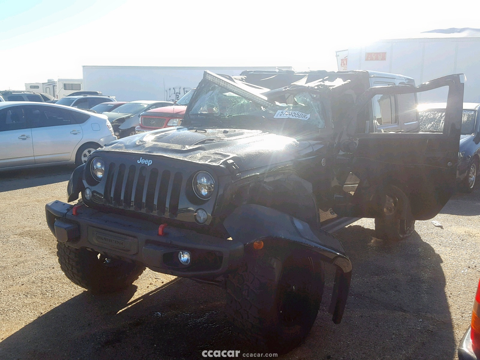2015 Jeep Wrangler Unlimited Rubicon Hard Rock Salvage & Damaged Cars