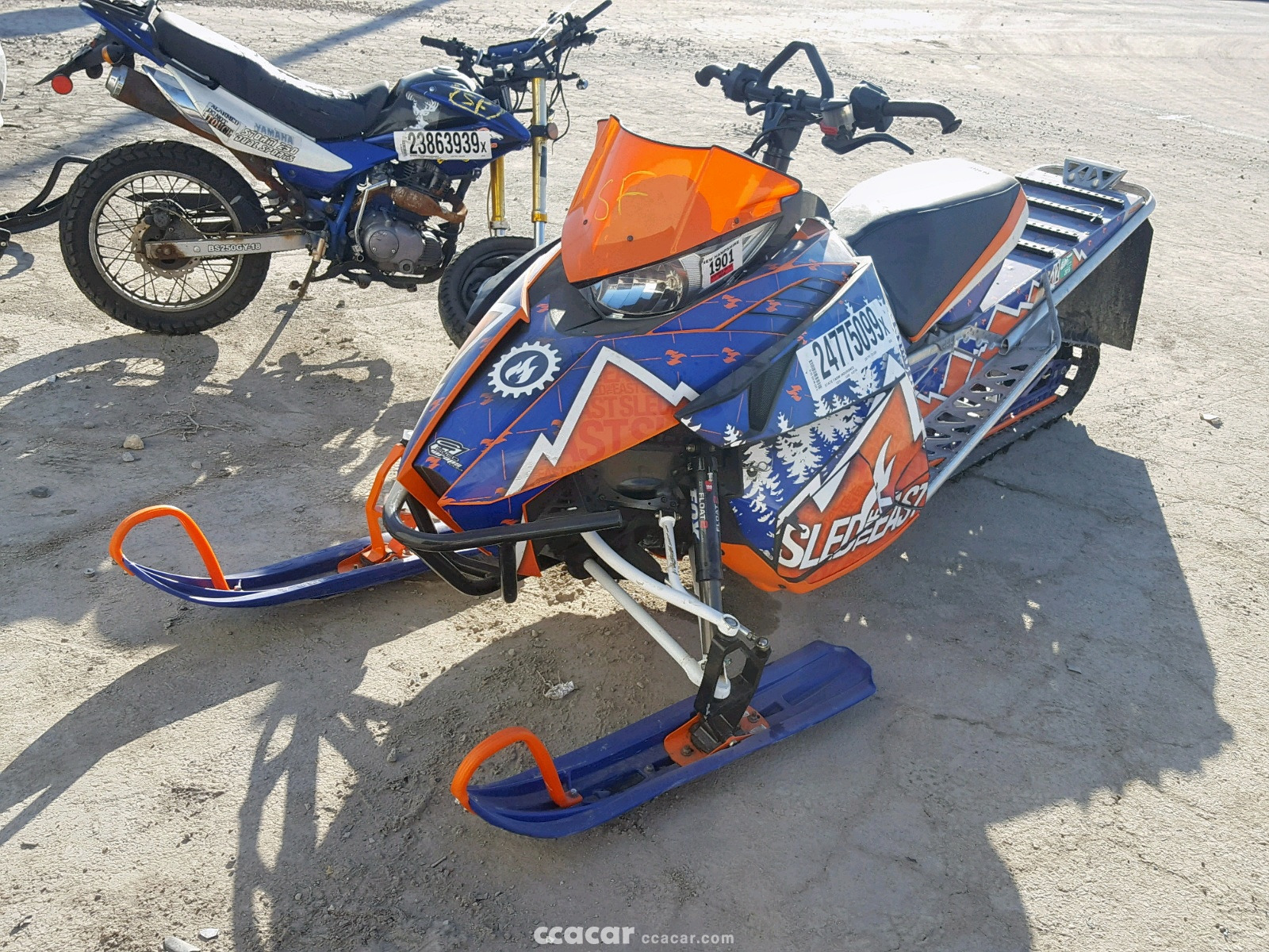 2012 Arctic Cat Snowmobile Salvage & Damaged Cars for Sale