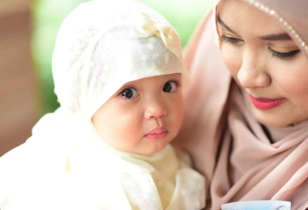 Cute Muslim Baby Girl And Boy