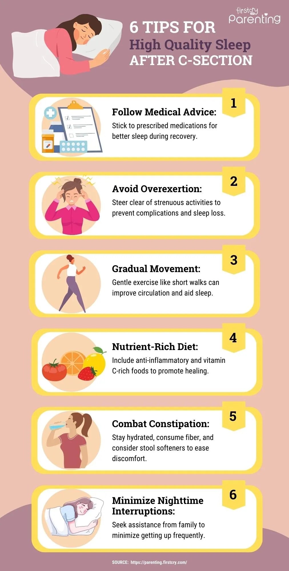 How to Sleep After CSection Delivery Positions & Tips