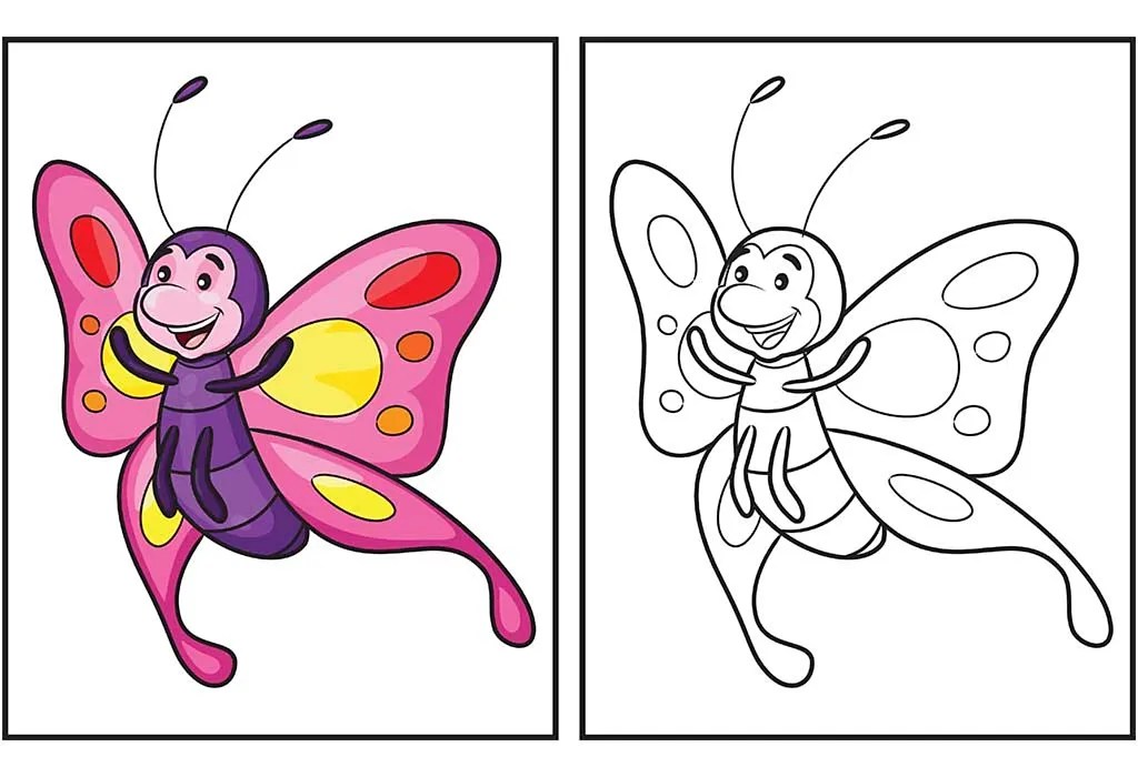 25 Butterfly Coloring Pages Free Printable, Sheets and Images for Kids