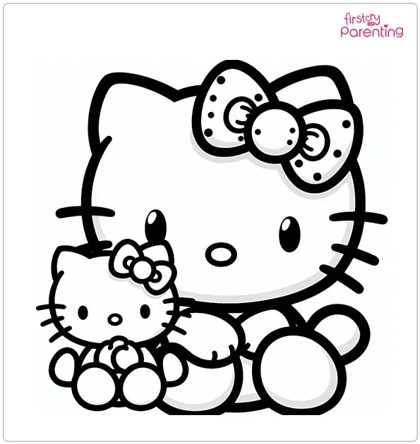 26 Hello Kitty Coloring Pages Free Printable, Sheets and Images for Kids