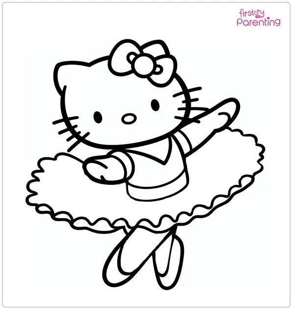 26 Hello Kitty Coloring Pages Free Printable, Sheets and Images for Kids