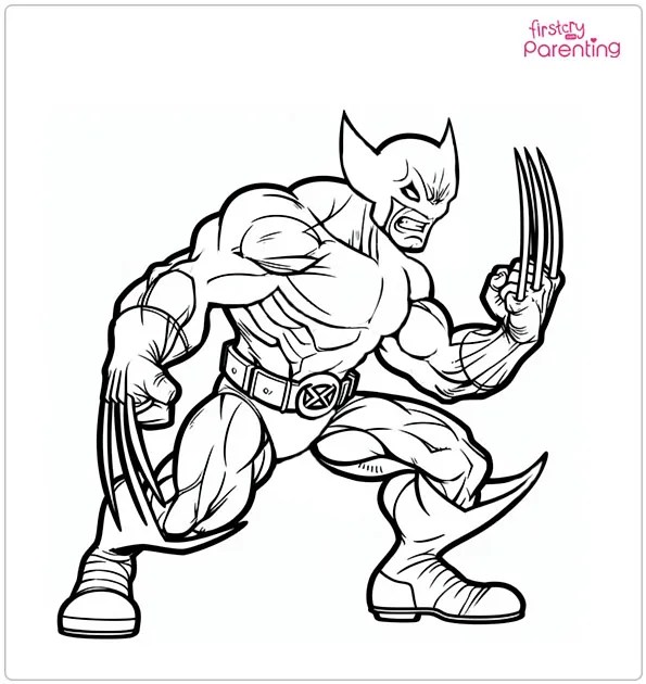 25 Superhero Coloring Pages Free Printable, Sheets and Images for Kids