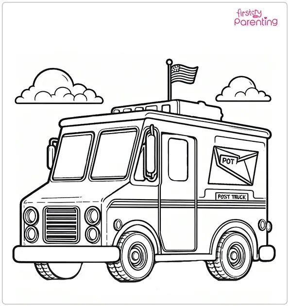 25 Truck Coloring Pages Free Printable, Sheets and Images for Kids