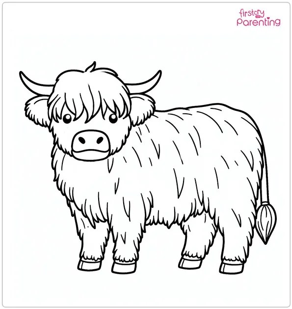 25 Cow Coloring Pages Free Printable, Sheets and Images for Kids