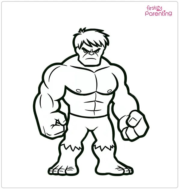 25 Hulk Coloring Pages Free Printable, Sheets and Images for Kids