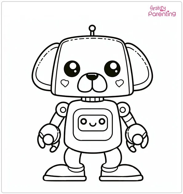 25 Robot Coloring Pages Free Printable, Sheets and Images for Kids
