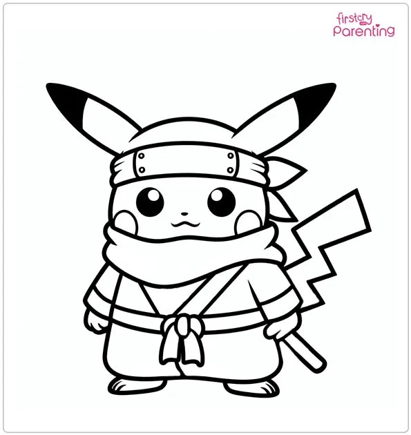 25 Ninja Coloring Pages Free Printable, Sheets and Images for Kids