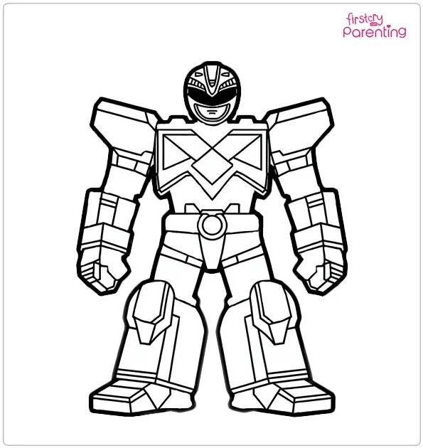 25 Power Rangers Coloring Pages Parenting Preschoolers Hq
