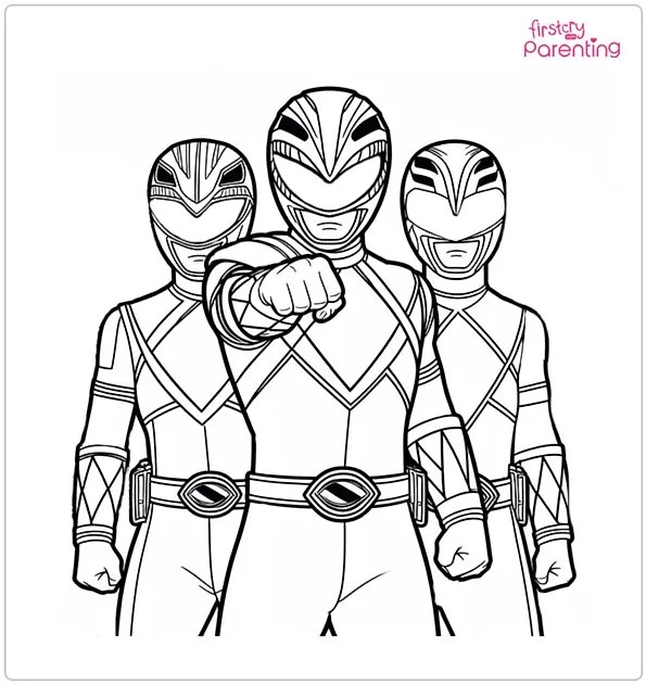 25 Power Rangers Coloring Pages Parenting Preschoolers Hq
