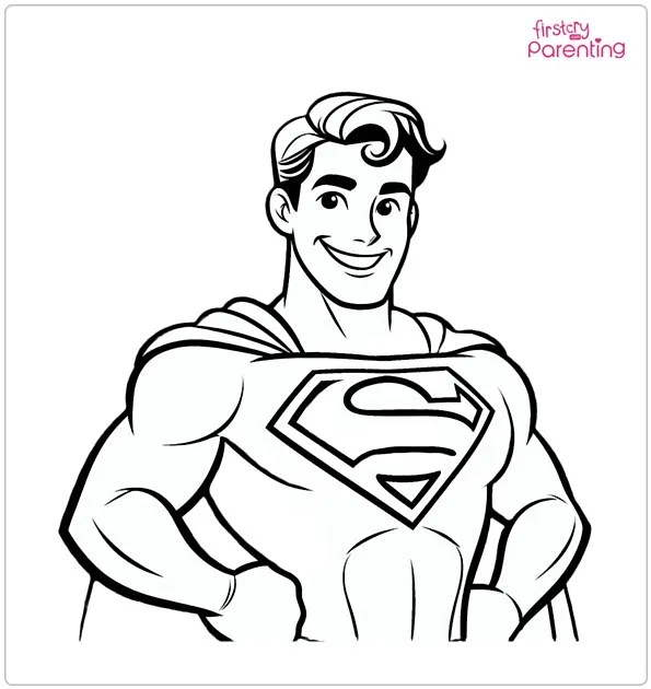 25 Superman Coloring Pages Free Printable, Sheets and Images for Kids