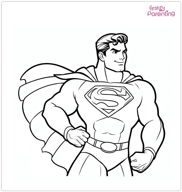25 Superman Coloring Pages Free Printable, Sheets and Images for Kids