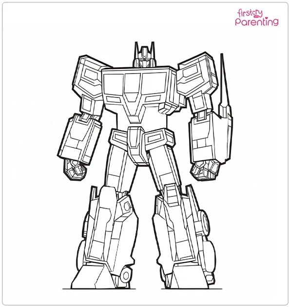 25 Transformers Coloring Pages Free Printable, Sheets and Images for Kids