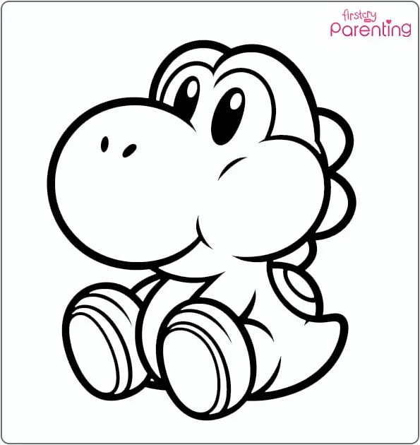 24 Yoshi Coloring Pages Free Printable, Sheets and Images for Kids