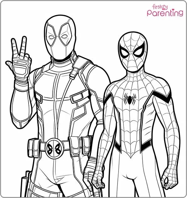 15 Deadpool Coloring Pages Free Printable, Sheets and Images for Kids