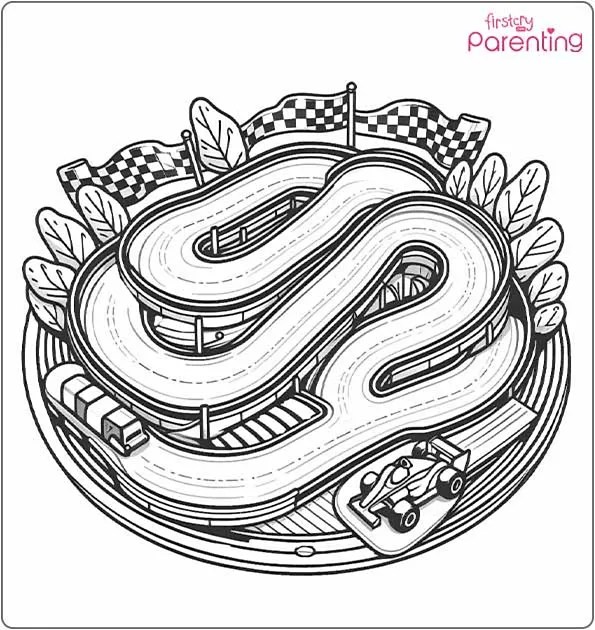 25 Race Car Coloring Pages - Free Printable, Sheets and Images for Kids