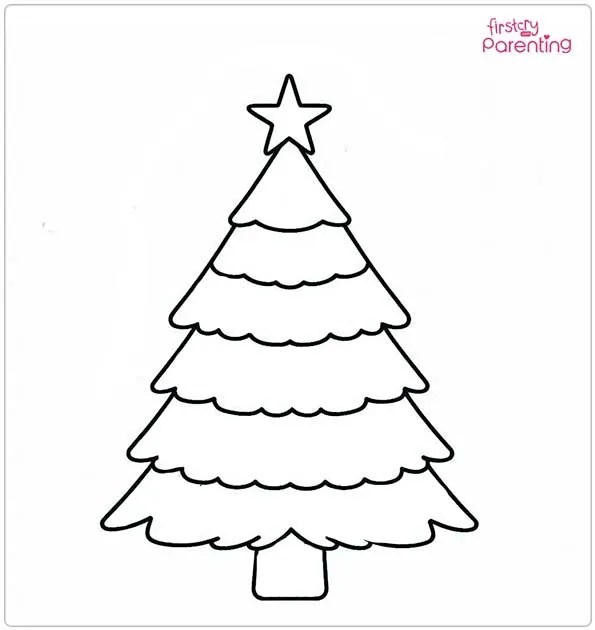 24 Christmas Tree Coloring Pages Free Printable Sheets, Pictures and