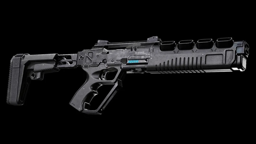 Futuristic SciFi Shotgun 'Samurai' CGHero