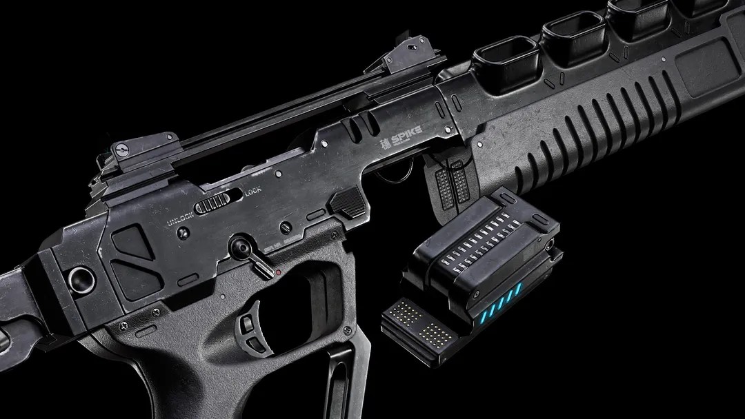 Futuristic SciFi Shotgun 'Samurai' CGHero