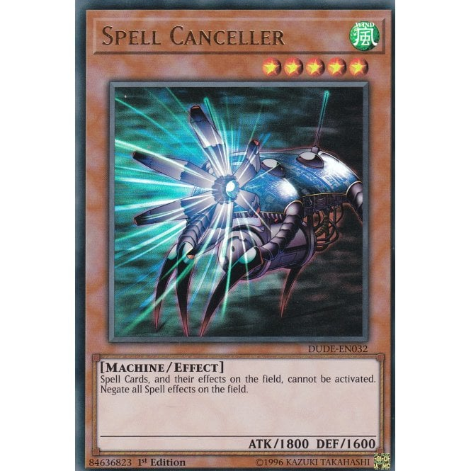 YuGiOh! Card DUDEEN032 Spell Canceller (Ultra Rare) Chaos Cards