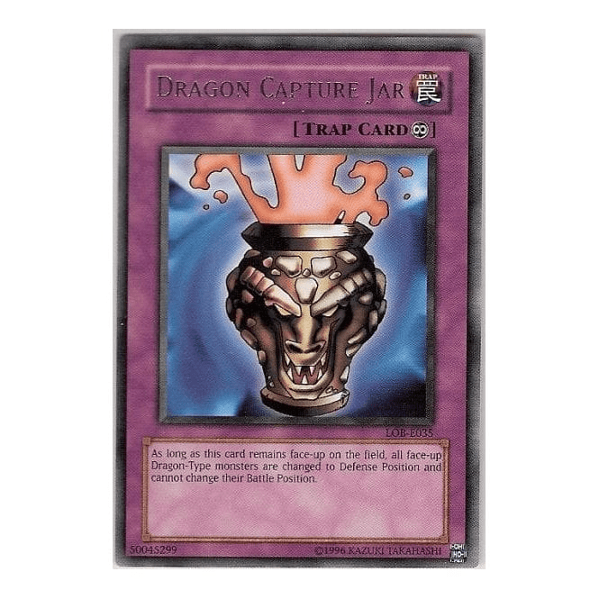 YuGiOh! Card LOBE035 Dragon Capture Jar (Rare) Chaos Cards