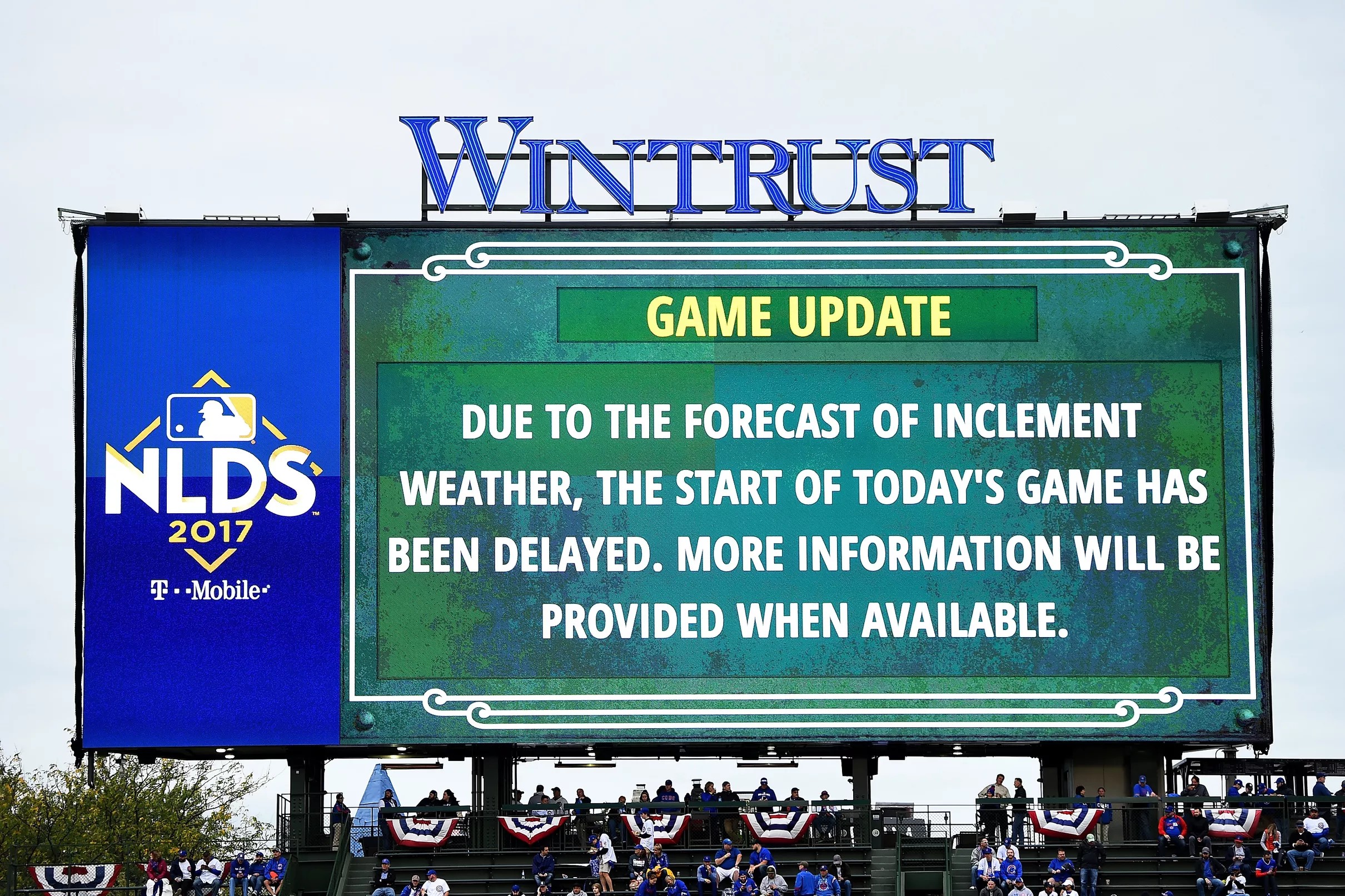 Cubs, Nationals Rained Out