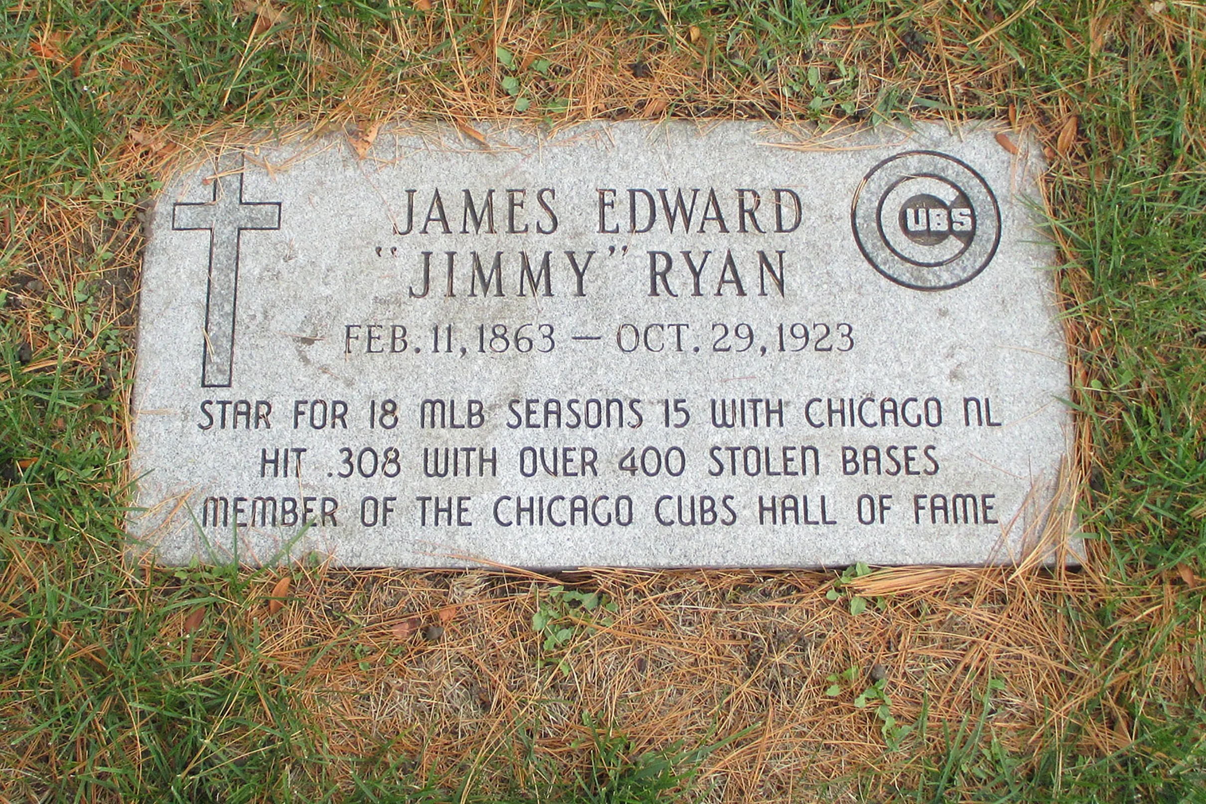 The Cubs dedicate a headstone for 19thCentury star Jimmy Ryan