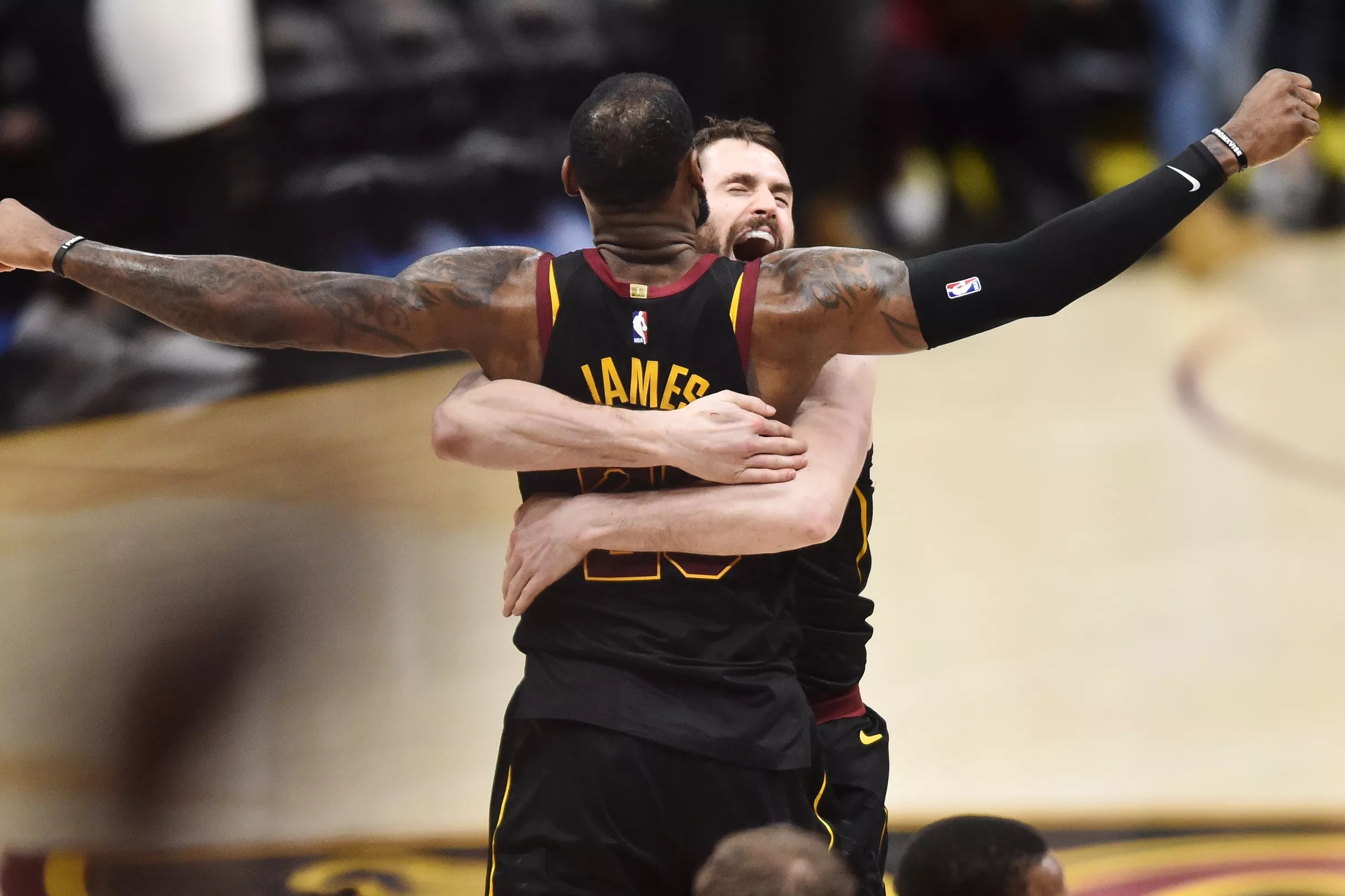 Game 3 Turning Point LeBron James shoots the basketball, and it goes